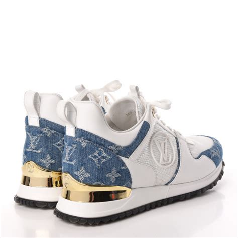 louis vuitton run away sneakers white|louis vuitton denim runners.